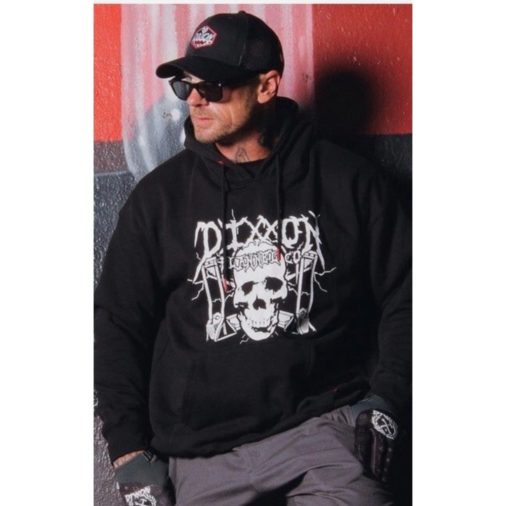 DIXXON Black Graphic Hoodie